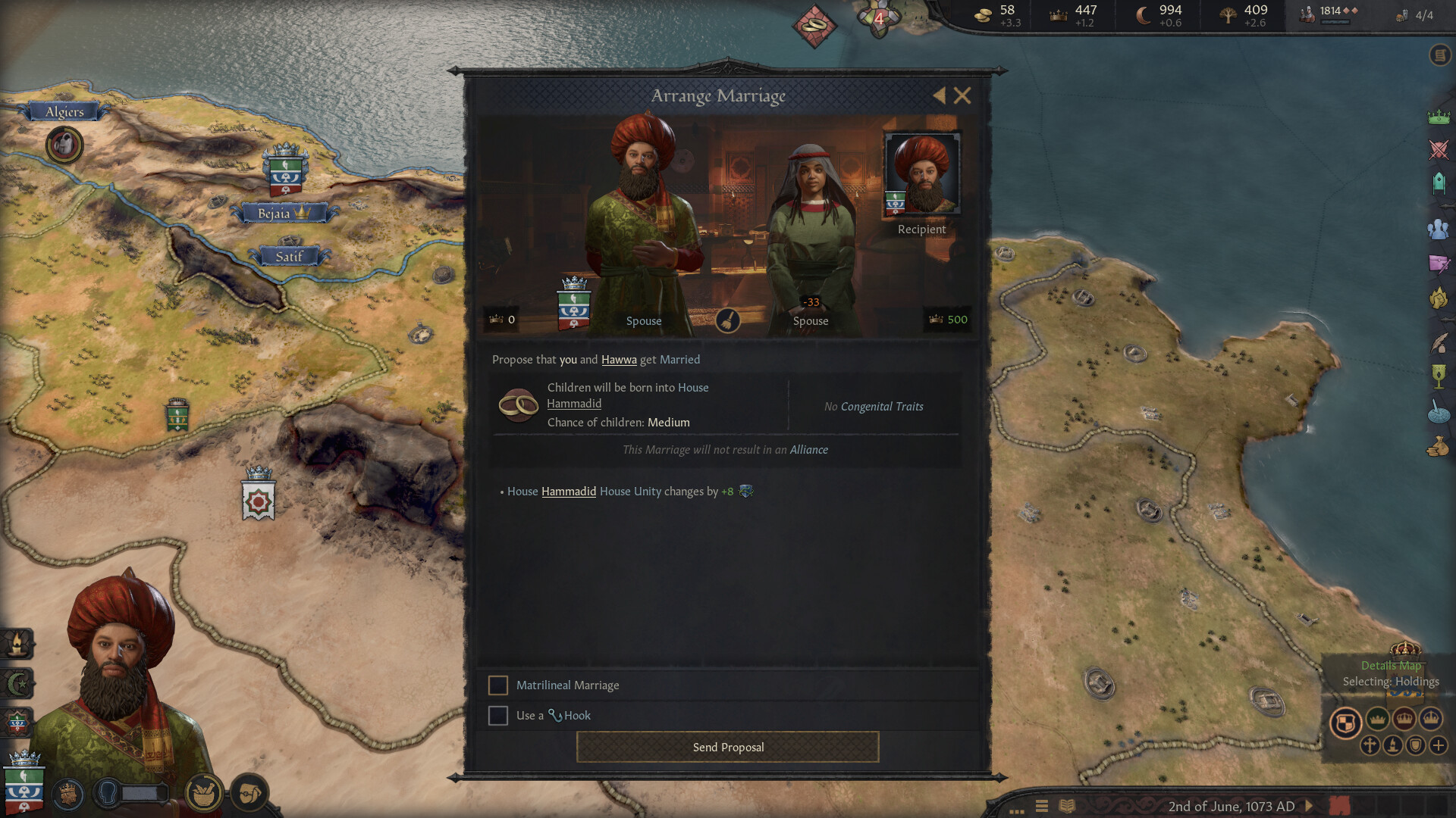 Crusader Kings III environment
